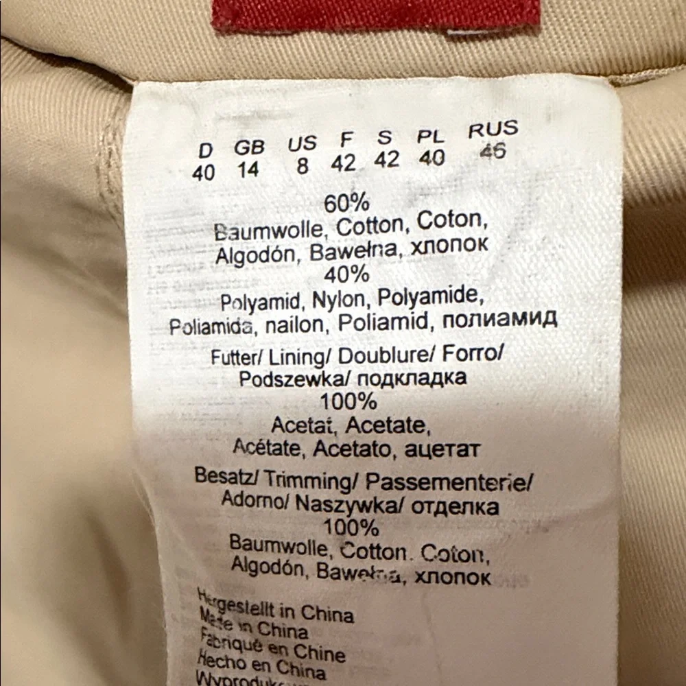 Olsen contemporary, Beige Women's Skirt size 8 - Picture 6 of 7